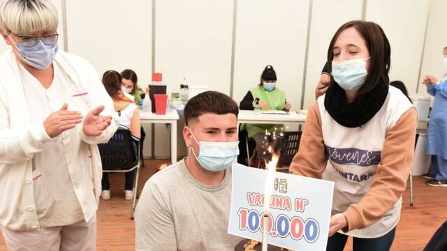 Aplicaron la vacuna 100.000 en Rafaela