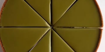 Este cheesecake de pistacho muy fácil de hacer.