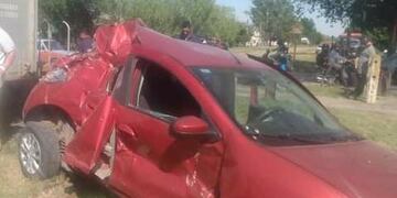 Belgrano Cargas chocó un vehículo