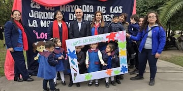 La Municipalidad de Concepción acompañó con entusiasmo la fiesta organizada por docentes y jardines de infantes en Plaza Haimes.