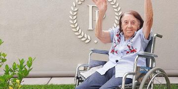 Amanda Lioy es la vacunada más veterana de Mendoza.