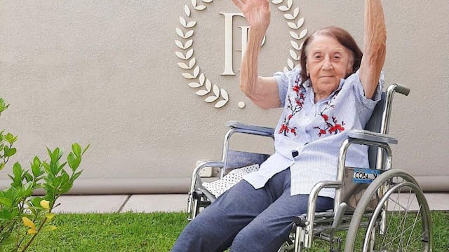 Amanda Lioy es la vacunada más veterana de Mendoza.
