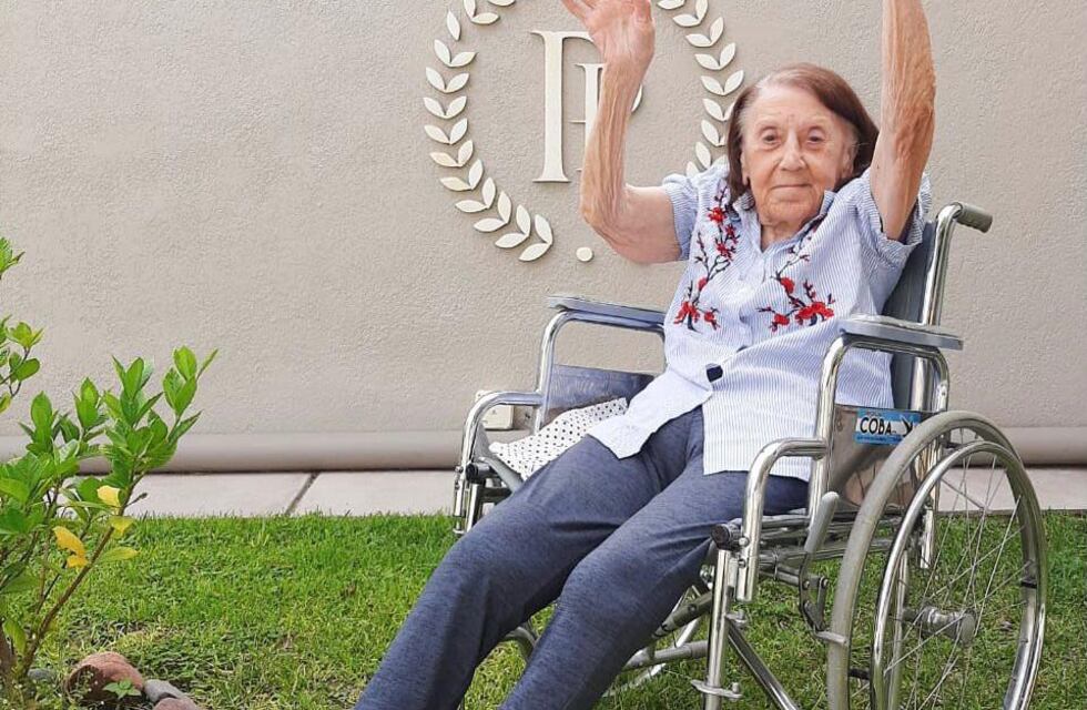 Con 102 años, Amanda es la mendocina más longeva en recibir la vacuna contra el coronavirus