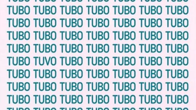 Acertijo visual: ¿Sos capaz de encontrar en la imagen la palabra “tuvo” en menos de 6 segundos?.