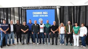 Acto por el día del trabajador organizado por la CGT Rafaela