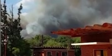 Foco de incendio en cercanías a una Cooperativa en San Ignacio.