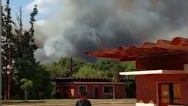 Foco de incendio en cercanías a una Cooperativa en San Ignacio.
