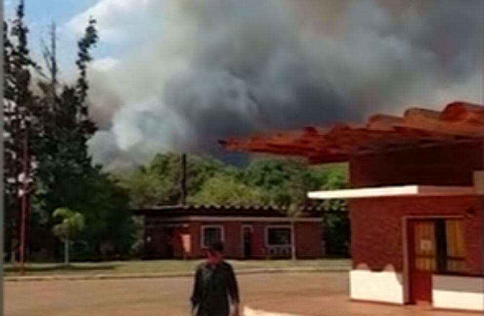 Foco de incendio en cercanías a una Cooperativa en San Ignacio