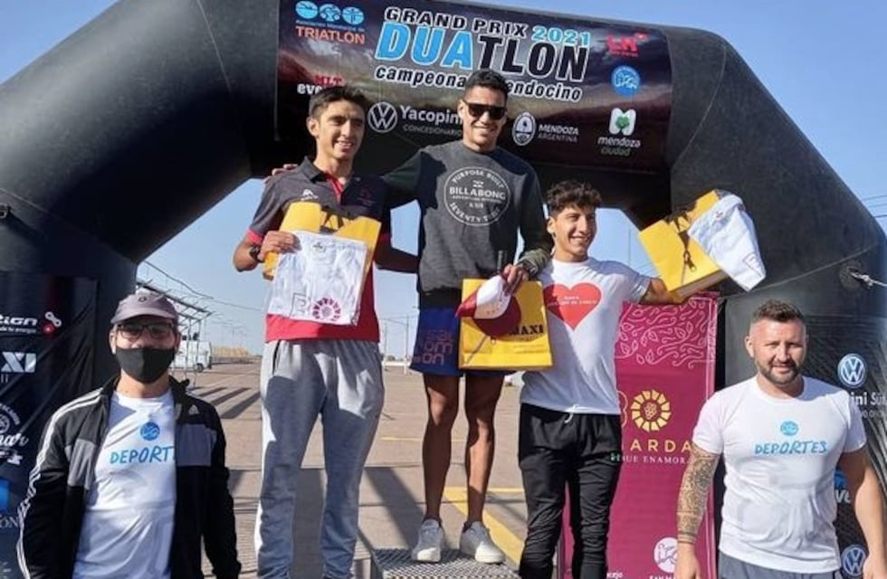 Grand Prix de Duatlón: Fabio Figueroa y Cecilia Zagarra se destacaron en Mendoza