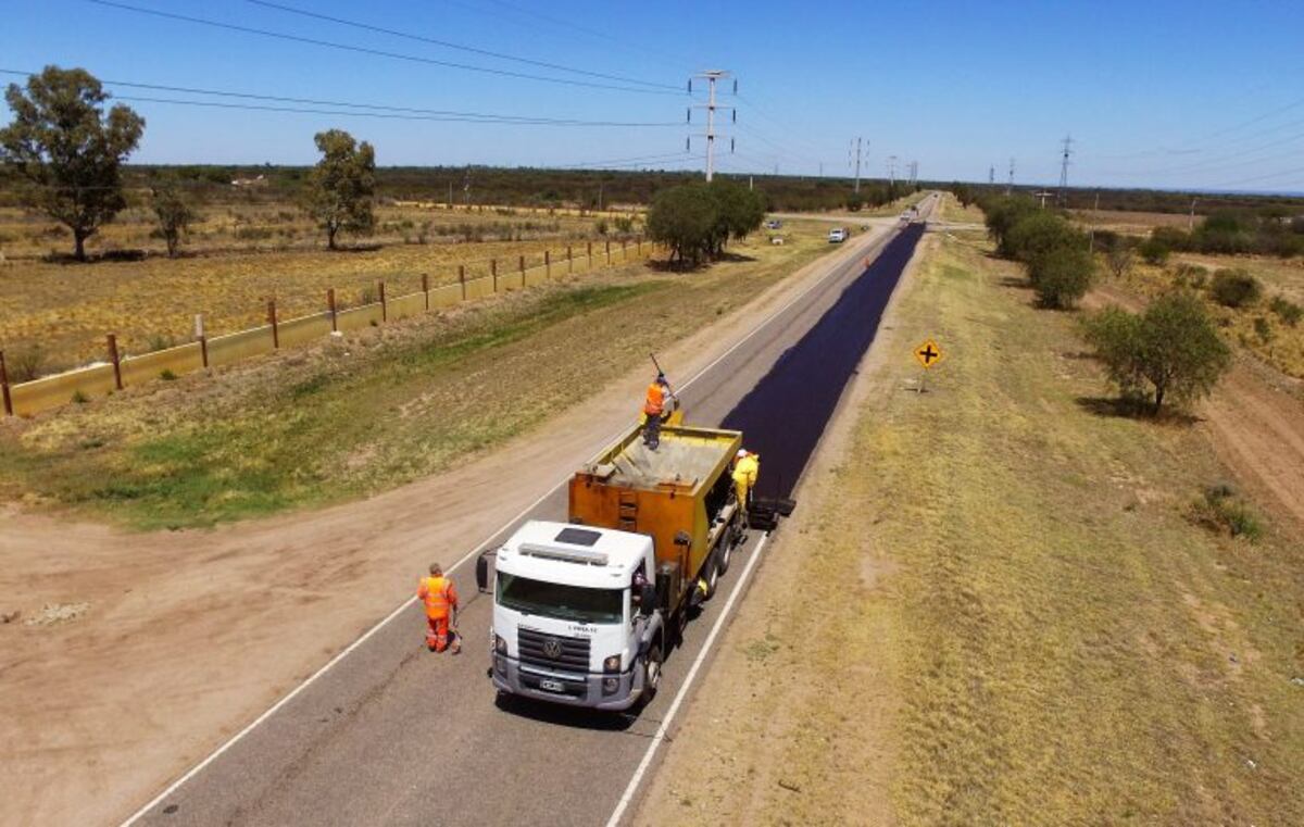 Vialidad Nacional repara la ruta 146 en San Luis\u002E