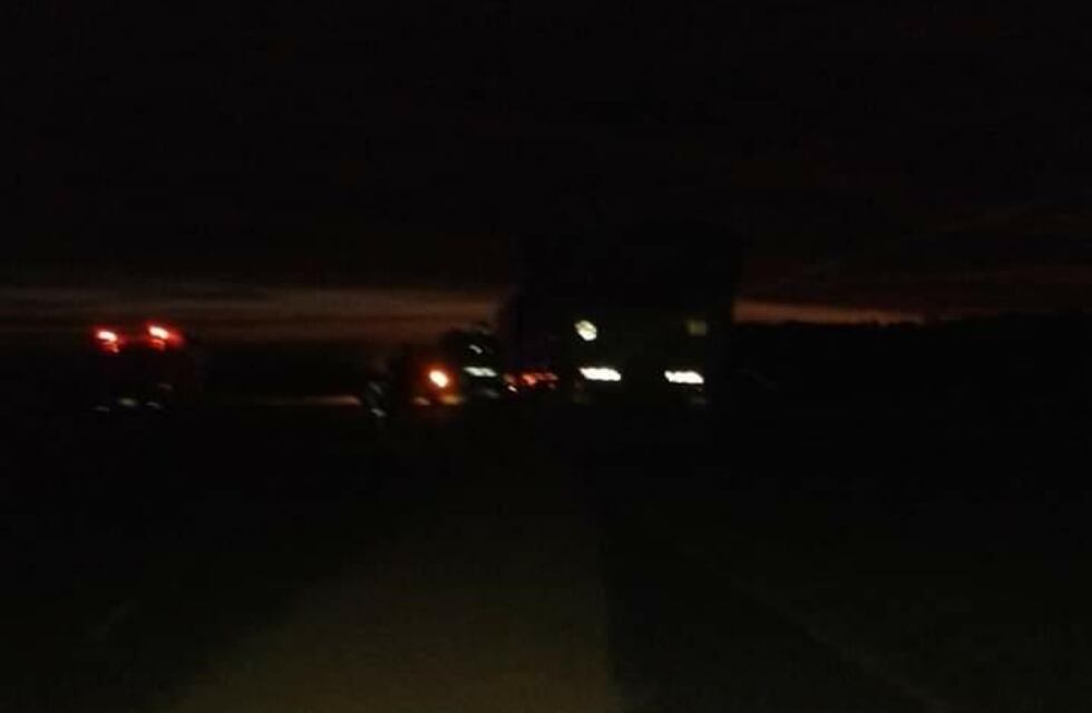 Accidente en la Curva de Olsen camino a Claromecó