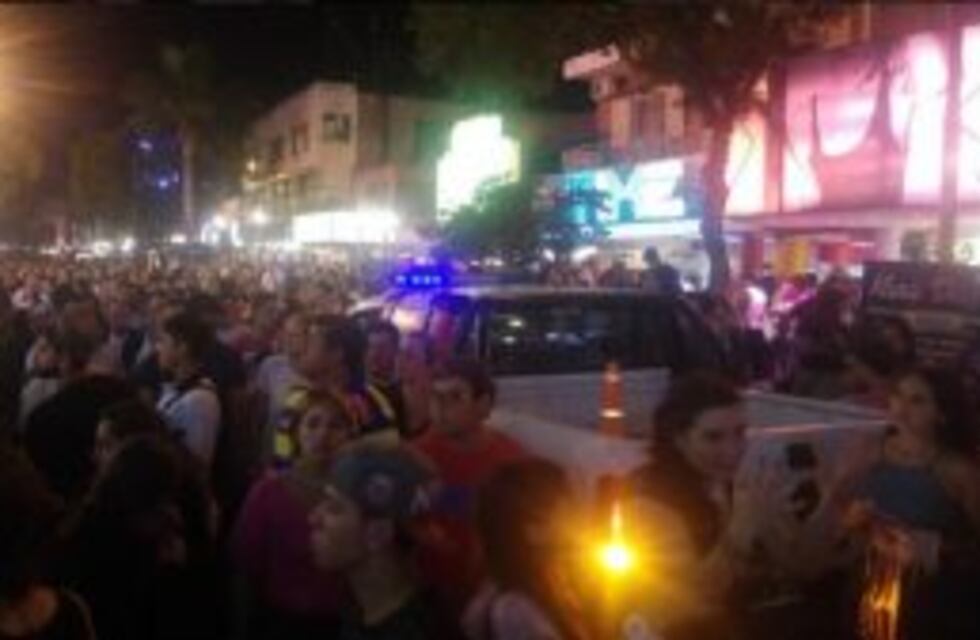 Noche de confusión y corridas en el Centro de Carlos Paz