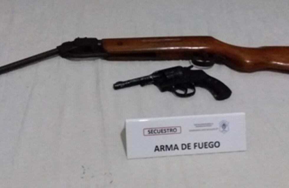 Allanamientos con un detenido y secuestro de armas y droga