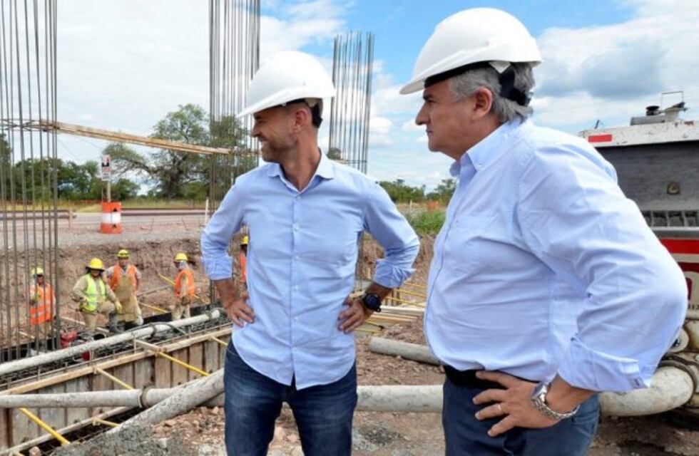 Dietrich y Morales supervisaron obras viales en la ruta 34