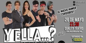 Afiche obra Y ella?