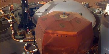 Por primera vez en la historia se difunde el sonido de las vibraciones generadas por las ráfagas del viento marciano\u002E (AFP)