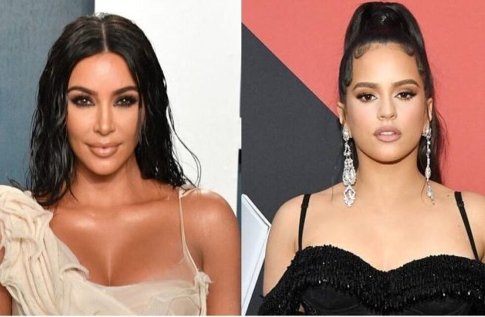 Kim Kardashian y Rosalía usaron la misma ropa y cada una la lució a su manera