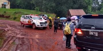 Campo Ramón: se quedaron varados a la salida de un camping