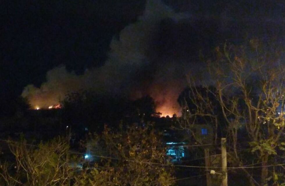 Incendio en un fábrica de ropa en Córdoba