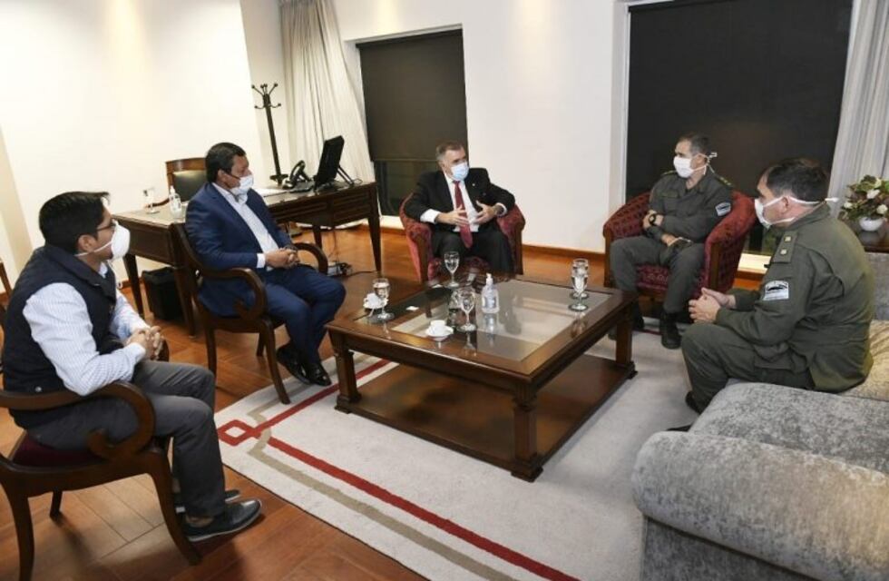 Legislatura: autoridades de Gendarmería Nacional fueron recibidas por Jaldo