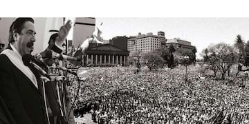 Asunción de Raúl Alfonsín en 1983\u002E (WEB)