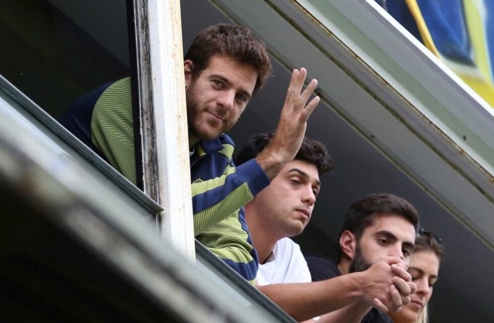 No se lo pierde: Juan Martín del Potro fue a la Bombonera a ver al campeón Boca