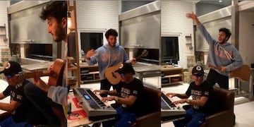 Sebastián Yatra y Pablo Lescano (Instagram)