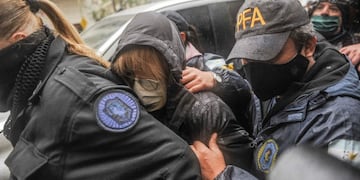 Susana Martinengo, exsecretaria de Documentación Presidencial durante el gobierno de Mauricio Macri, fue detenida por estar acusada en la causa de espionaje ilegal\u002E (Federico López Claro)