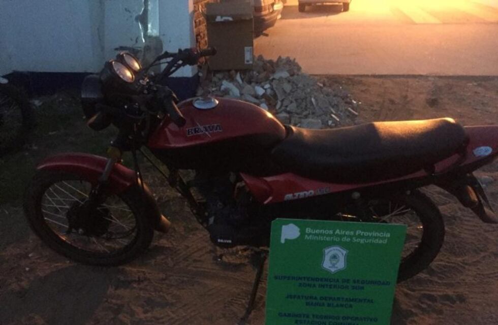 Punta Alta: corría "picadas" en moto y fue aprehendido