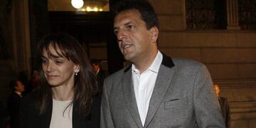 Malena Galmarini y Sergio Massa\u002E Crédito: DYN/ALBERTO RAGGIO\u002E