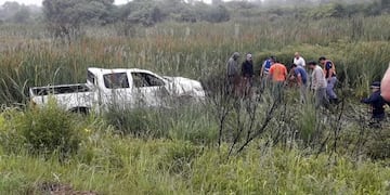 El intendente de Pampa del Indio despistó con su camioneta cuando iba camino a Resistencia\u002E