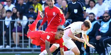 Repechaje: Perú empató sin goles con Nueva Zelanda\nFoto: AFP PHOTO / Marty MELVILLE