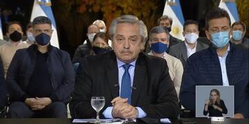 Alberto Fernández\u002E (Captura de pantalla)