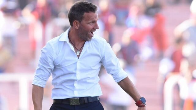 El DT bodeguero Lucas Bernardi.