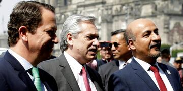 Alberto Fernandez, antes del encuentro con López Obrador\u002E (REUTER)