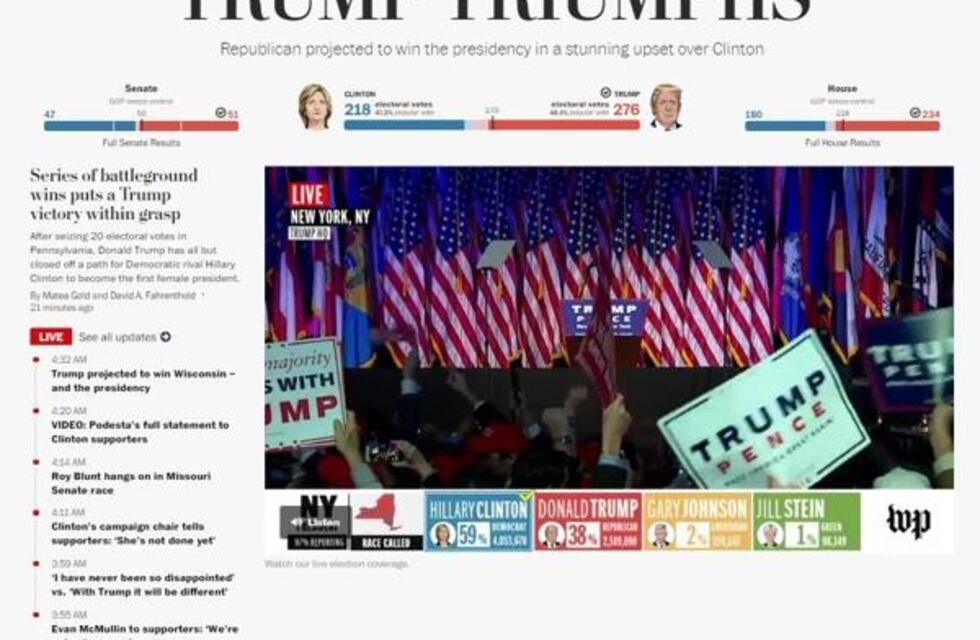 Los diarios del mundo reflejaron con sorpresa el resultado de las elecciones