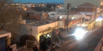 Grave accidente sobre la calle Rivadavia\u002E