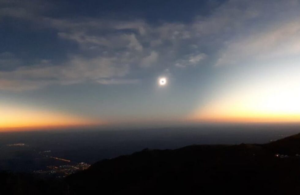 San Luis impactado por el eclipse solar