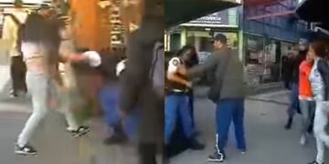 Una mechera golpeó brutalmente a una mujer policía\u002E