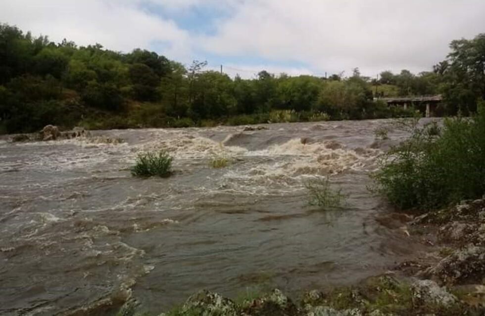 Importante crecida del Río Santa Rosa