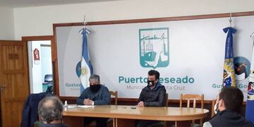 El Intendente se reunió con el sector pesquero