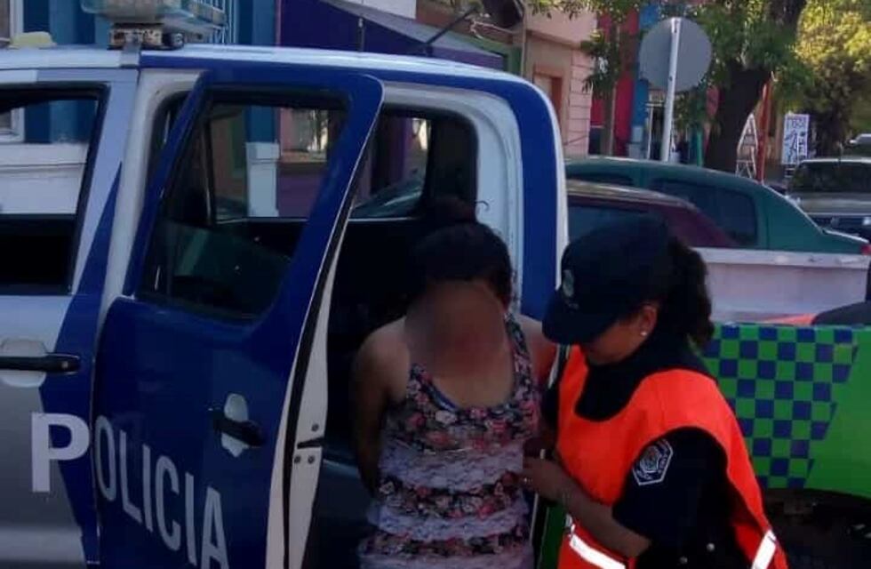 Aprehendida por violencia familiar y operativos de prevención
