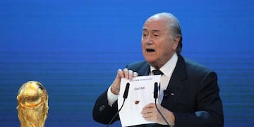 FIFAgate: Blatter negó sobornos de Rusia y Qatar para quedarse con las sedes de Mundiales\u002E (AFP)