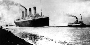Una fotografía del viaje inaugural del Titanic (AP)\u002E