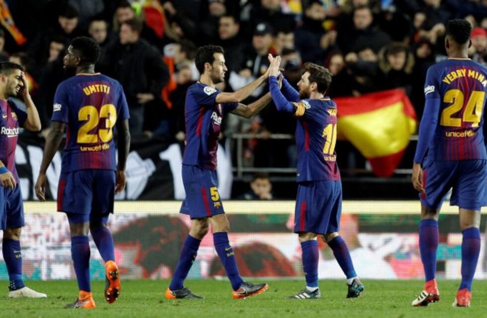 Barcelona derrotó a Valencia y está en la final de la Copa del Rey