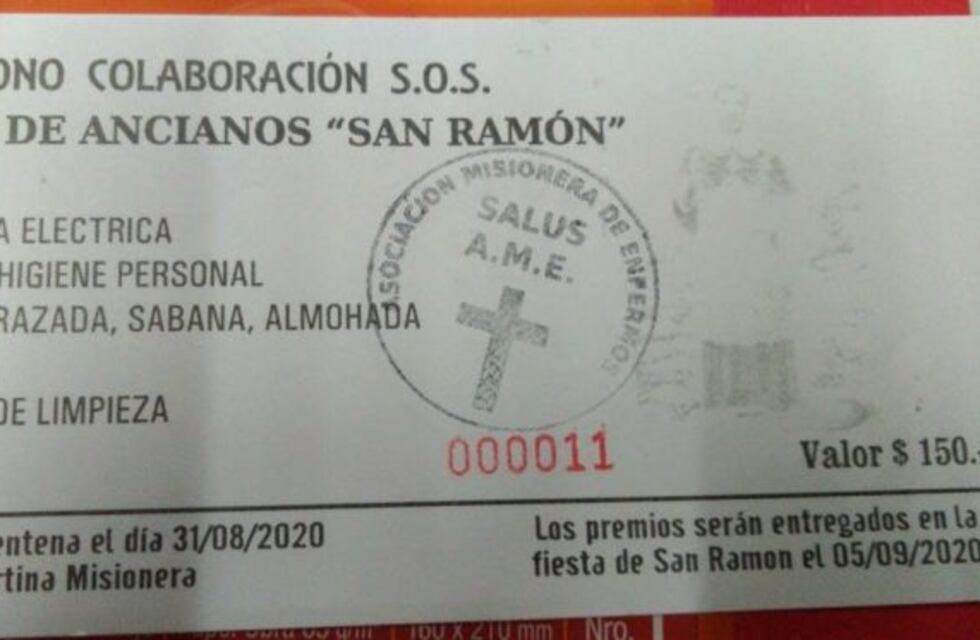 Realizan un Bono colaboración para sostener el hogar de ancianos de Iguazú