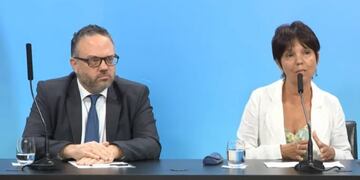 Matías Kulfas y Mercedes Marcó del Pont\u002E (Captura)