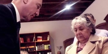 Dalis Cejas de Diarte, la mamá de un ex combatiente caído en Malvinas (web)\u002E