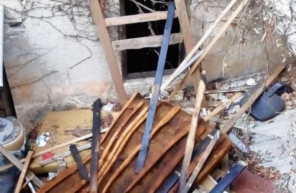 Basural y cueva de ladrones a metros de avenida Pellegrini