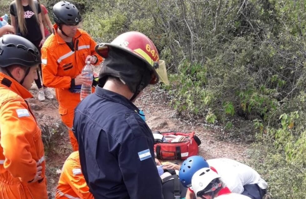 Rescate en el Cerro Vía Crucis de Santa Rosa